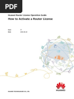 How To Activate A Router License - Huawei Router License Operation Guide