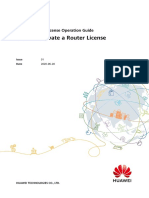 How To Activate A Router License - Huawei Router License Operation Guide