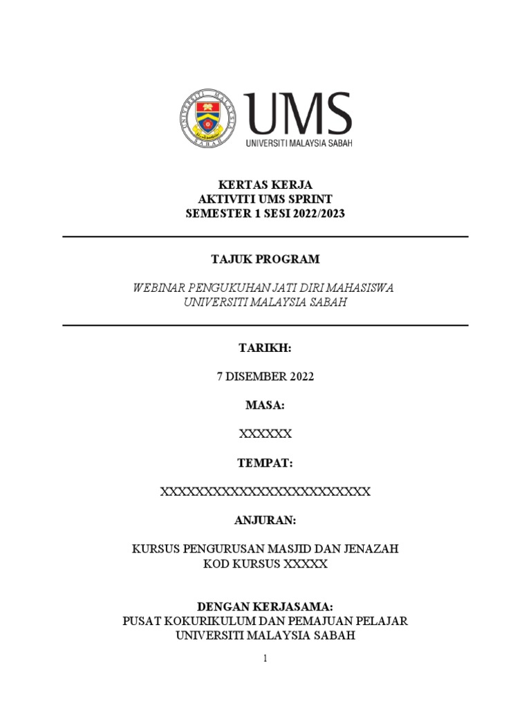 Proposal Ums Sprint | PDF