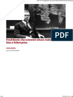 Fred Hoyle and Nobel Prize