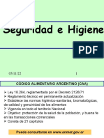 Seguridad e Higiene Clase 1