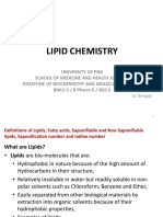 Lipid Chemistry Overview PPP 1