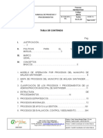Manual de Procesos y Procedimientos Malaga 2020