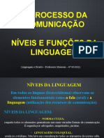 Aulas 05 e 06 - Processos e Elementos Da Comunicação - 2022