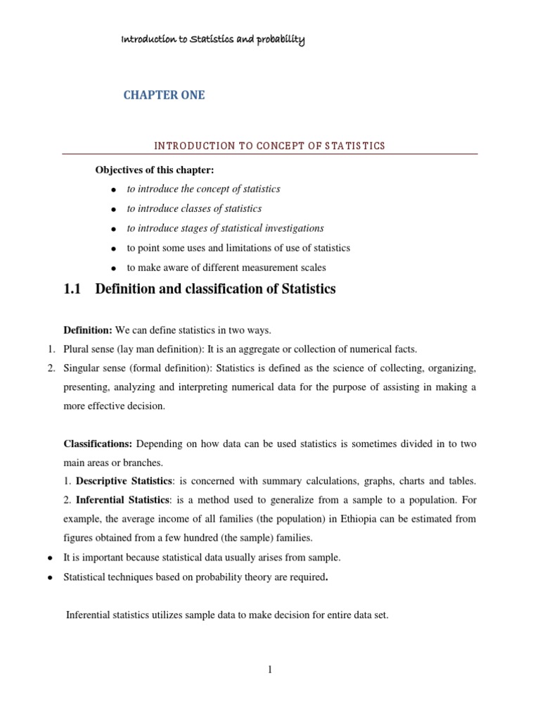 Statistical Concepts and Investigations | PDF | Sampling (Statistics ...