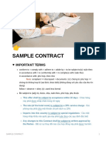 Sample Contract