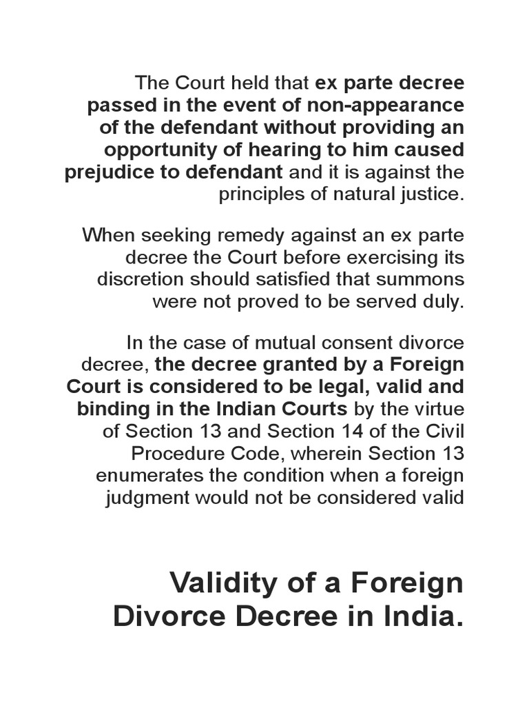 Ex Parte | PDF | Jurisdiction | Divorce