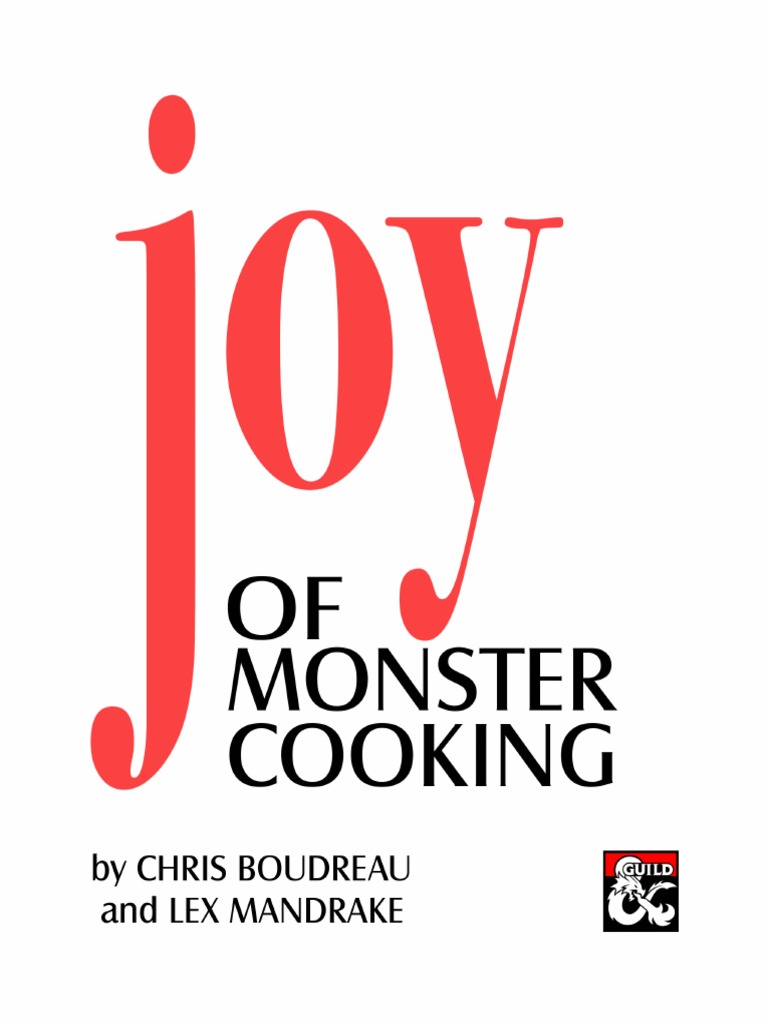 Joy of Monster Cooking PDF