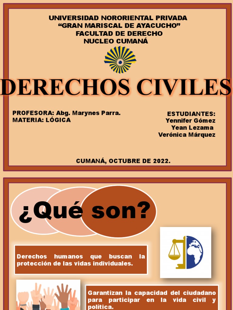 Derechos Civiles | PDF | Derechos humanos | Derechos civiles y politicos