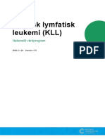 Nationellt Vardprogram Kronisk Lymfatisk Leukemi KLL