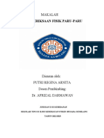 Pemeriksaan Fisik Paru-Paru: Makalah