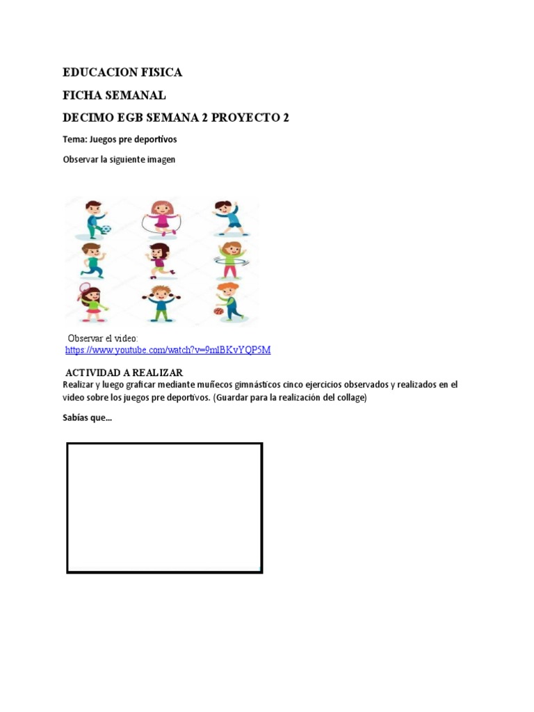 Ficha s.2 P.2ef 10mo Egb | PDF