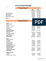 Práctica de Razones Financieras