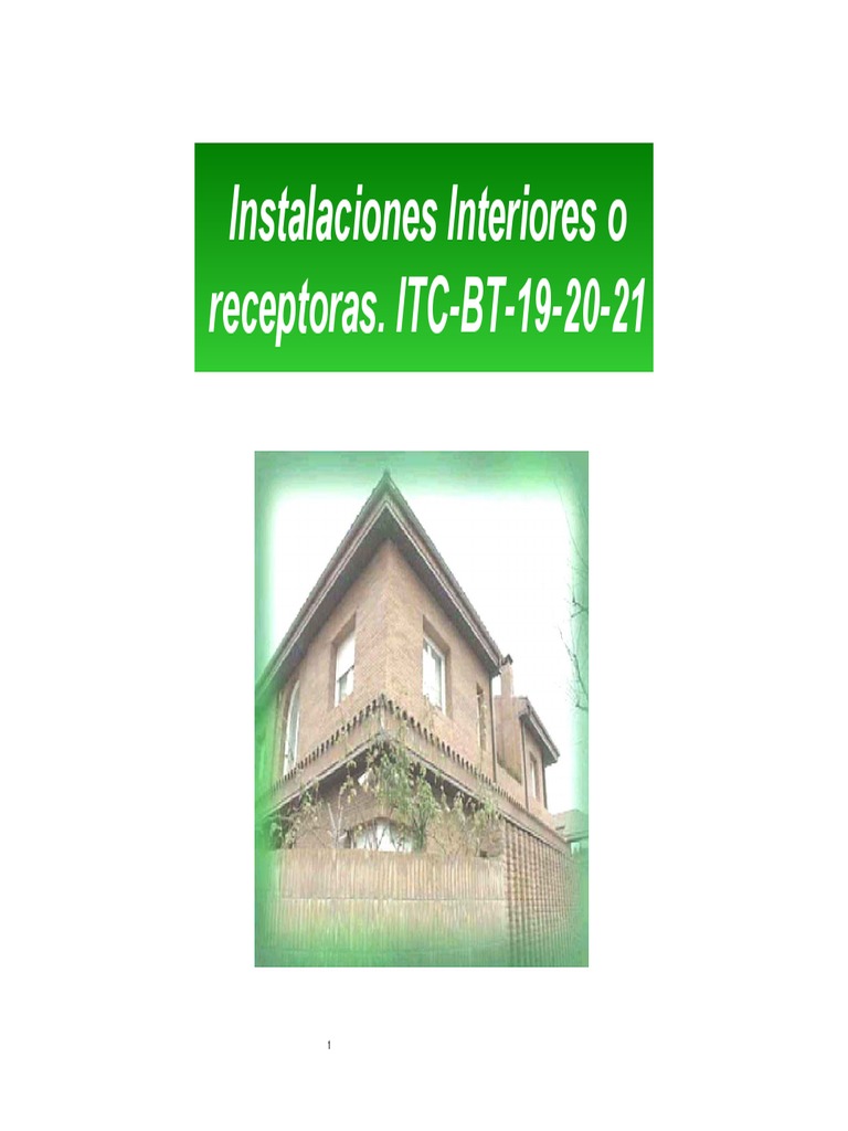 05 4 itc bt 19 20 y 21 instalaciones interiores pdf corriente