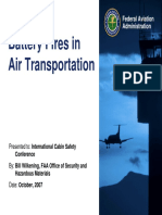 2007.10.xx FAA - Battery Fires in Air Transportation - Presentation
