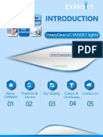 FreasyGears CYANSKY Lights Brief Introduction