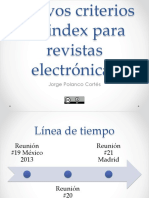 Criterios para Indexar