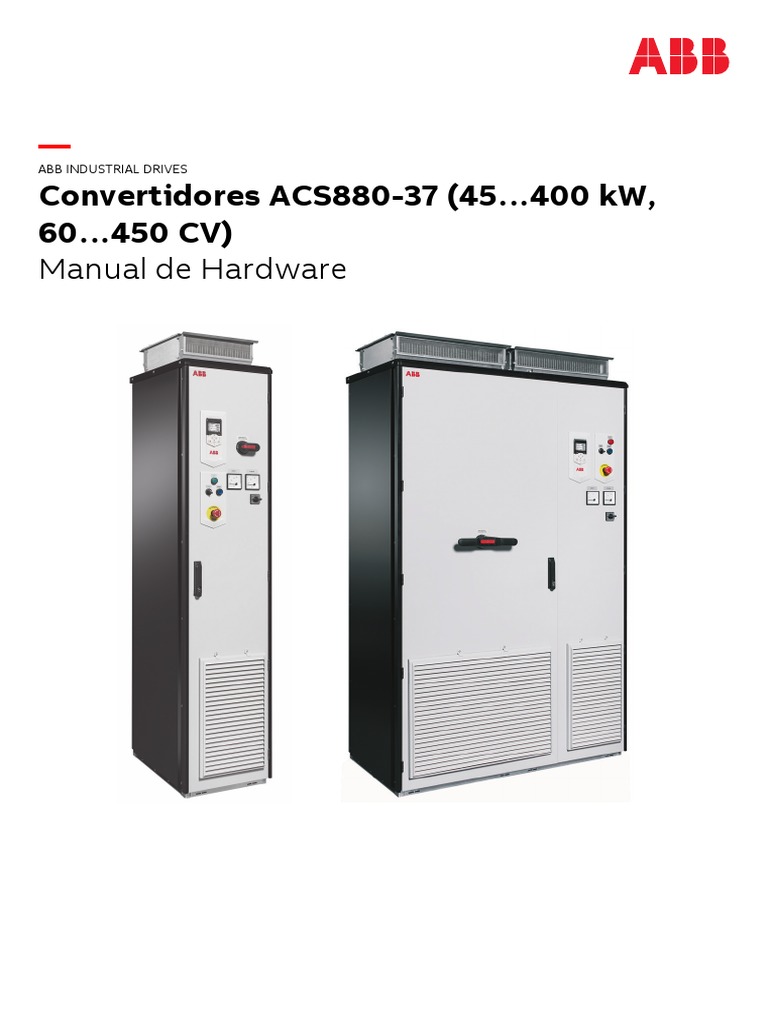 Convertidores ACS88037 (45 400 KW, 60 450 CV) Manual de Hardware