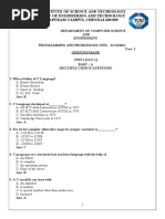 PPS - Unit 1-Question Bank