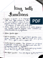 Cs Chap Working With Function