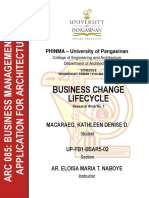 ARC 085: BUSINESS CHANGE LIFECYCLE