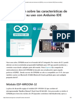 Información Sobre Las Funciones de ESP32 y Su Uso Con Arduino IDE (Pasos Sencillos)