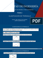 Clasificacion de Triangulos Ejercicios