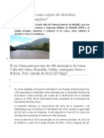 El Río Cauca Como Sujeto de Derechos