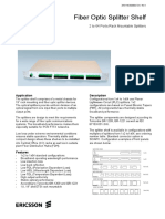 Fiber Optic Splitter Shelf