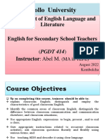 Classroom English Power Point For Eng A