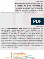 Licitações: princípios, sobrepreço, superfaturamento e desempate