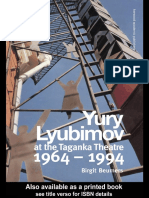(Contemporary Theatre Studies) Birgit Beumers - Yuri Lyubimov at The Taganka Theatre, 1964-1994-Routledge (1997)