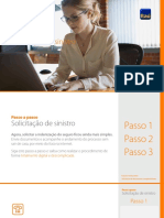 Solicitação de sinistro online em 5 passos