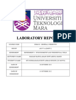 Lab Report chm420 Experiment 4