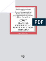 Manual de Derecho Internacional Privado (Andrés Rodríguez Benot)