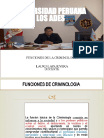 4° SEMANA. Funciones de la criminologia