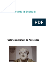 Historia de Ecología