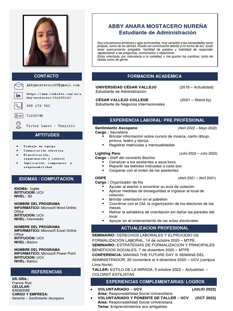 Modelo CV | PDF