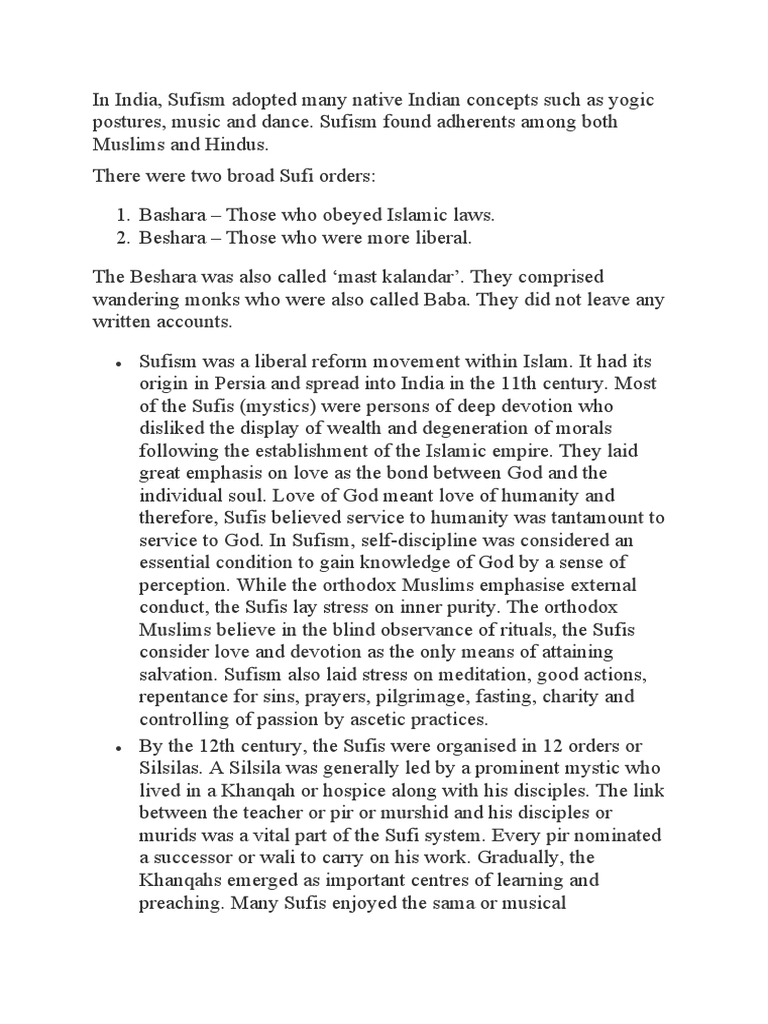 Sufism India Pdf Sufism Islamic Mysticism