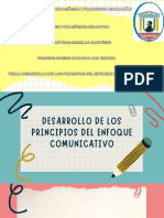 Desarrollo de Los Principios Del Enfoque Comunicativo (1) - 1