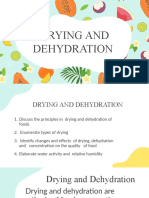 Drying and Dehydration