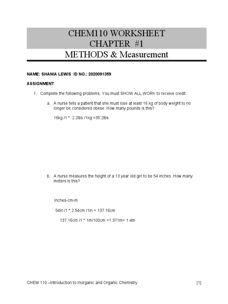 Measurement Conversions and Calculations | PDF | Pound (Mass) | Fahrenheit