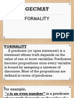 Gecmat Formality