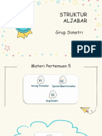 Struktur Aljabar Pertemuan 5