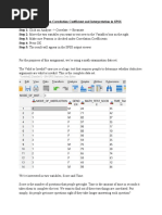 Pearson Correlation Coefficient and Interpretation in SPSS