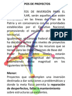 Tipos de Proyectos