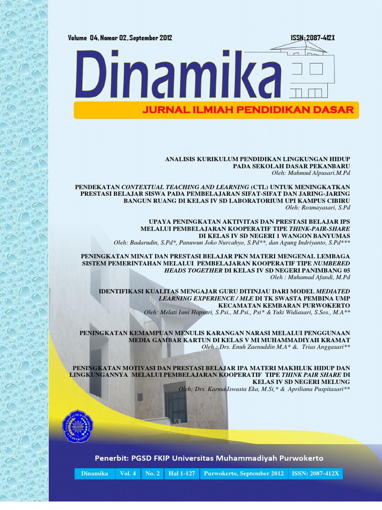 Jurnal Ilmiah Pendidikan Dasar Dinamika | PDF