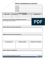 Mctemplate - Plan de Gestion - Cronograma