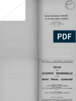 Revue Science Criminelle 4 1968