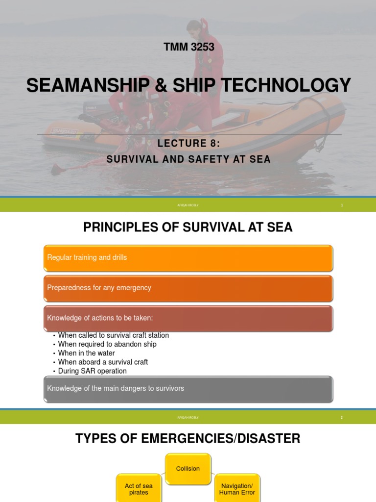 L8 Survival and Safety at Sea | PDF | History